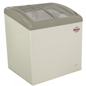 Freezer 160 litros Tapa con vidrio curvo Maigas