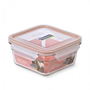 Contenedor Hermético Cuadrado Vidrio GlassLock 900 ml