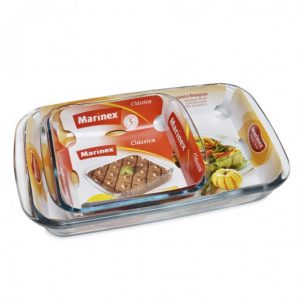 Pack Asaderas Rectangular + Cuadrada Marinex