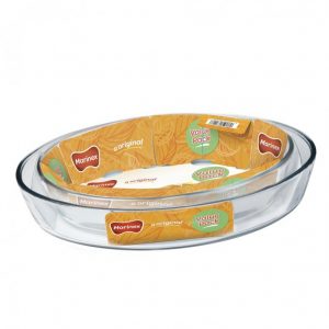 Pack 2 Asaderas Ovaladas de 1,6 y 2,4 Litros Marinex